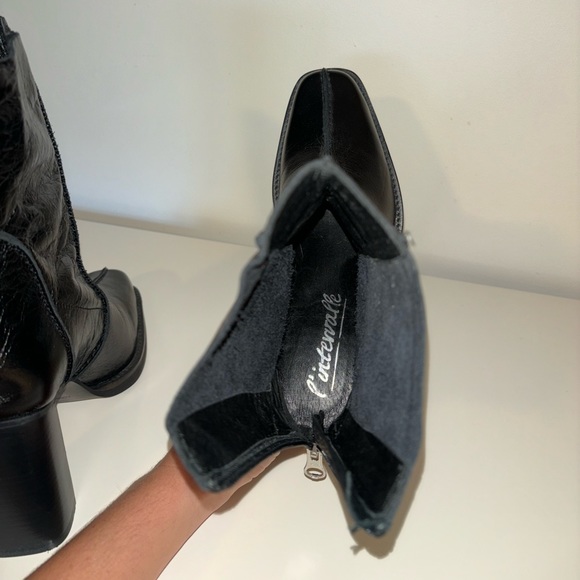 Genuine Leather Heeled Boots - Picture 7 of 7